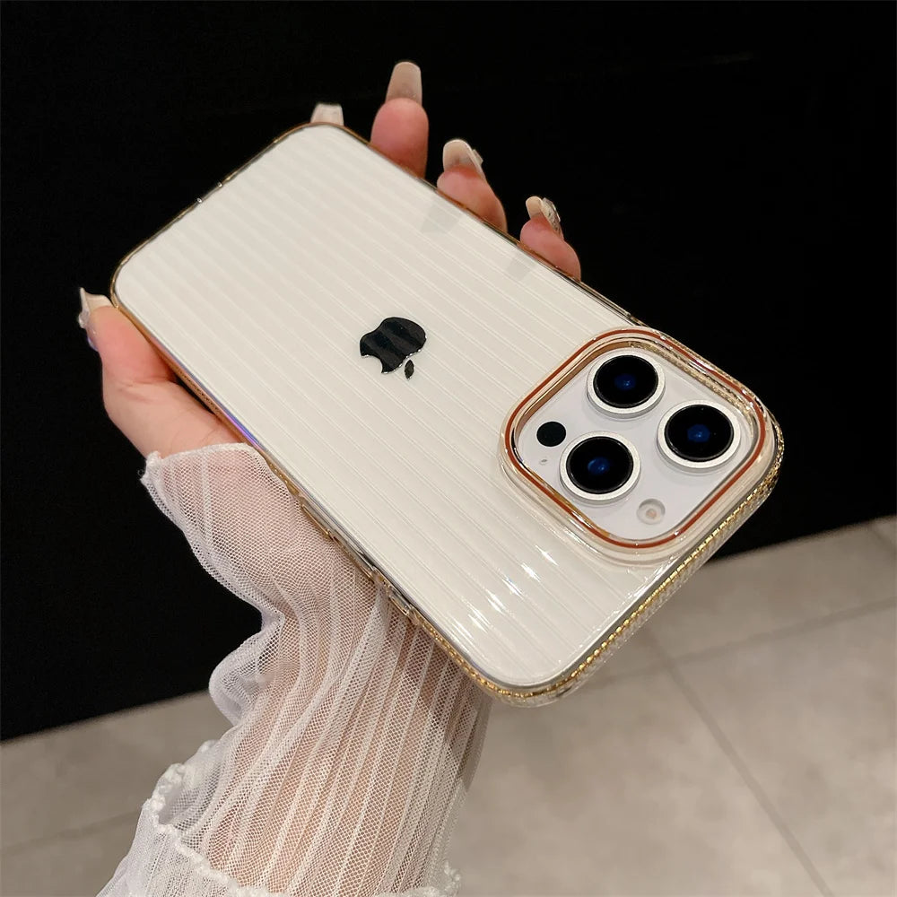 Transparent Phone Case For iPhone 12 13 14 15 16 Pro Max Plus Shockproof Clear Bumper for iphone 16promax Cases Cover