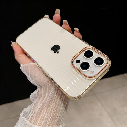 Transparent Phone Case For iPhone 12 13 14 15 16 Pro Max Plus Shockproof Clear Bumper for iphone 16promax Cases Cover