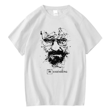 Men Fashion Casual Top Quality 100% Cotton Breaking Bad T Shirts Men Heisenberg Camisetas Hombre Men Cool Tee Shirt Tops