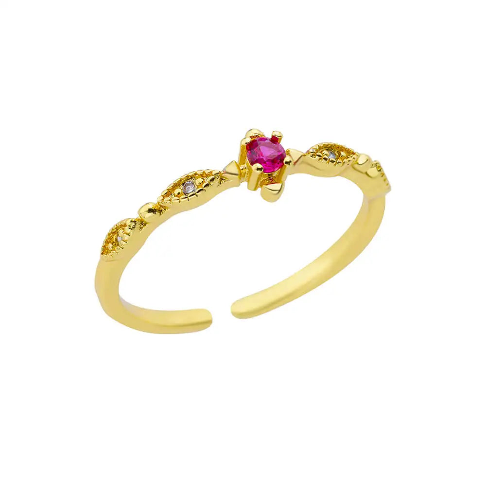 Wedding Rings For Women Gold Color Open Finger Ring Party Jewelry