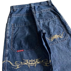 JNCO Jeans for Men: Y2k Hip Hop Baggy Jeans