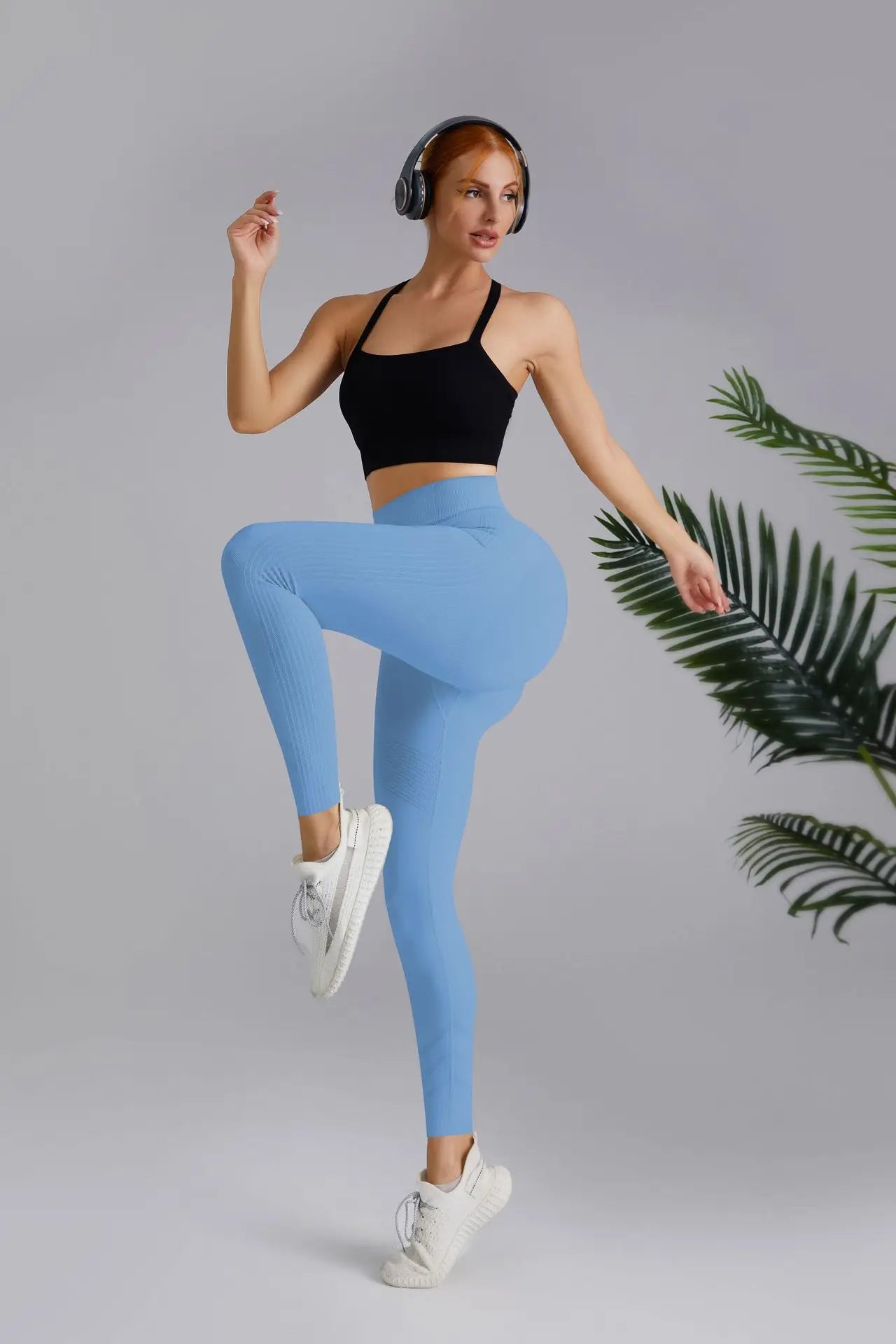 Factory Direct Supply Yoga Pants Women's Seamless Knitted Tight