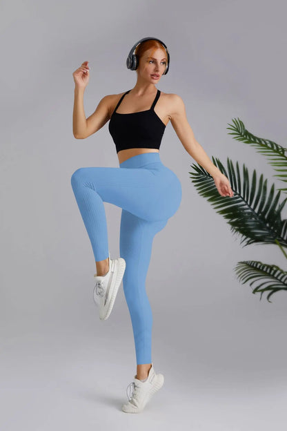 Factory Direct Supply Yoga Pants Women's Seamless Knitted Tight