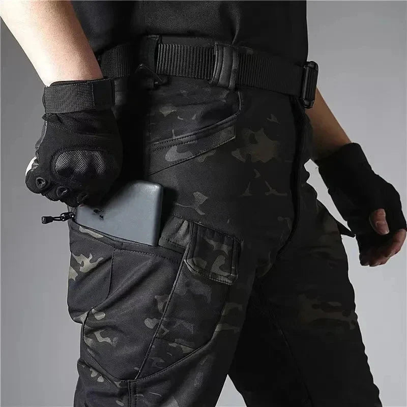 Winter Autumn Fleece Men Jacket Tactical Waterproof Suit Outdoor Fishing Hiking Camping Tracksuits Coat Thermal Suit