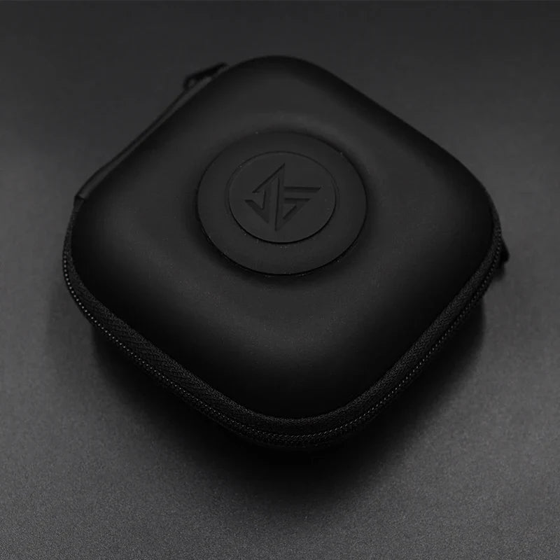 KZ PU Case Bag Earphone Headset Accessories Protable Case Pressure Shock Absorption Storage Package Case With Logo Square Bag