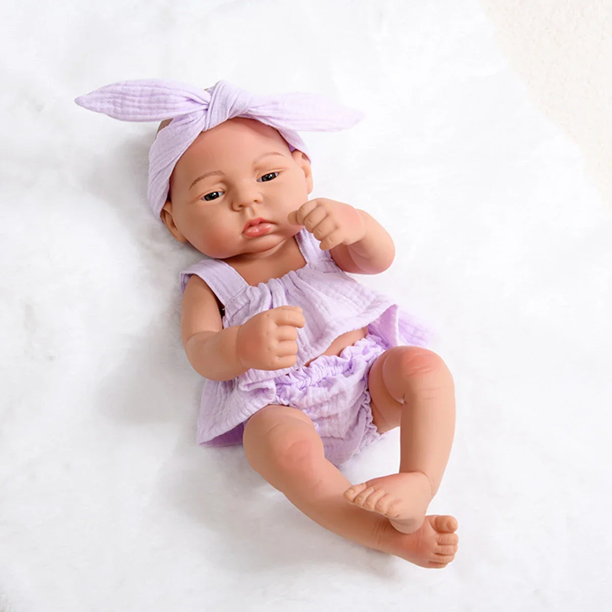 15.75inch 40cm Reborn Dolls Baby  Dolls Toys Girl Lifelike Reborn Dolls Full Body Vinyl Girl Doll Bebe Doll Toy Birthday Gift