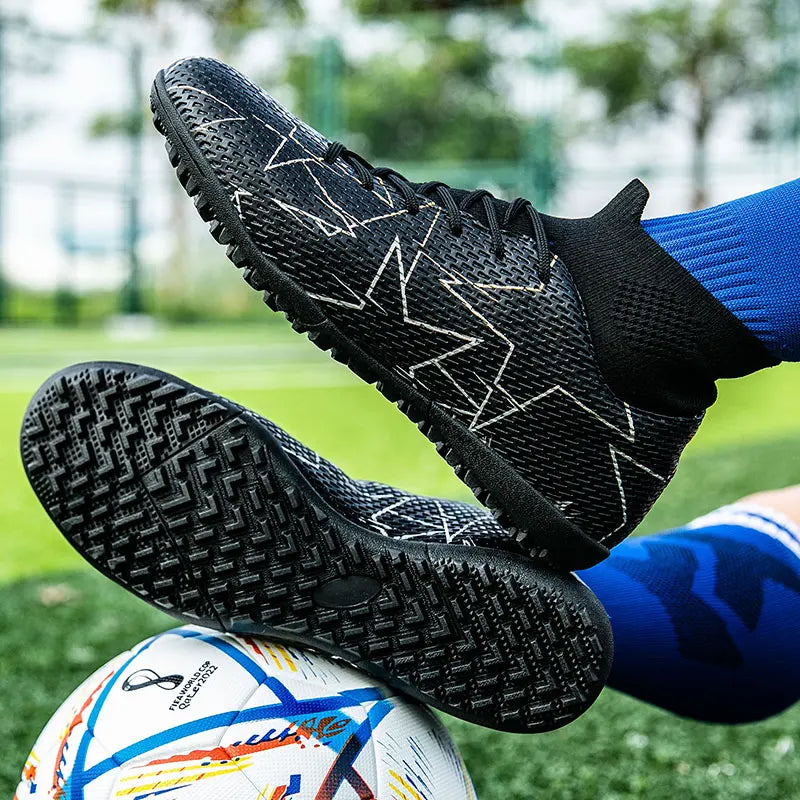 Outdoor Men Breathable Soccer Shoes Cleats Training Football Boots Match Sneakers