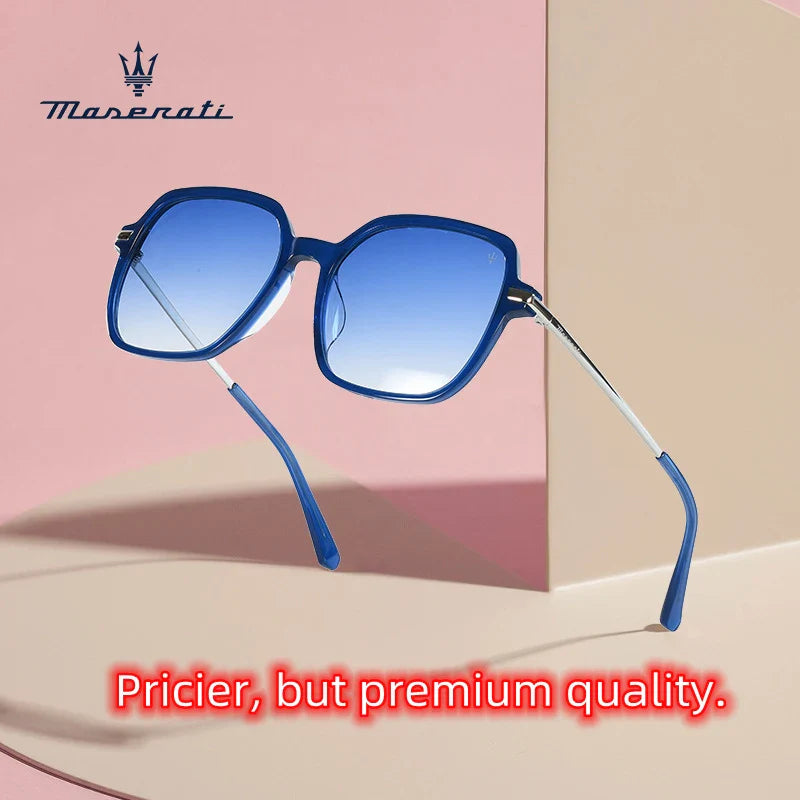 MASERATI Luxury Sunglasses Nylon Sunglasses UV400 Sunglasses for Driving Cycling Beach Outdoor for Men Women Trendy Design