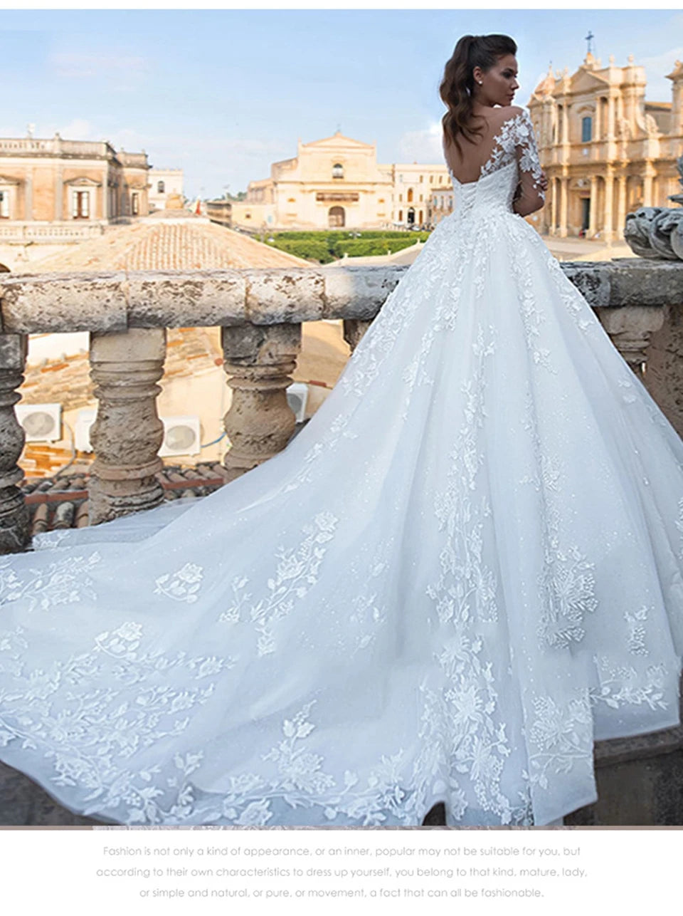 White Bridesmaid Dresses: Wedding Dresses Elegant Long Sleeves Appliques Lace