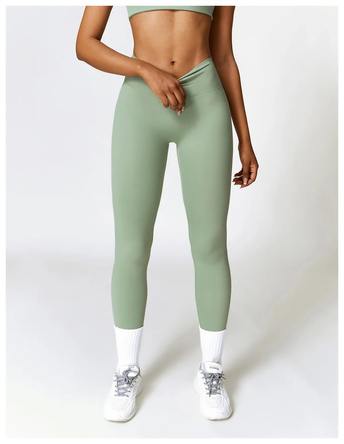 Women Sport Seamless Leggings High Waist Elastic Solid Yoga Leggings Gym Workout