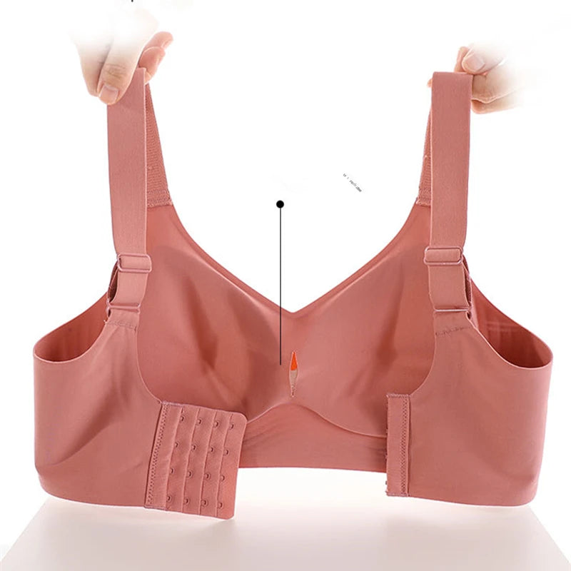 Push-up Bra For Women, Seamless One-piece, Wire-free, Adjustable Sports Thin Bra