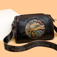 Women's Shoulder Bag Famous Brand Elephant Embroidered Female Messenger Bags