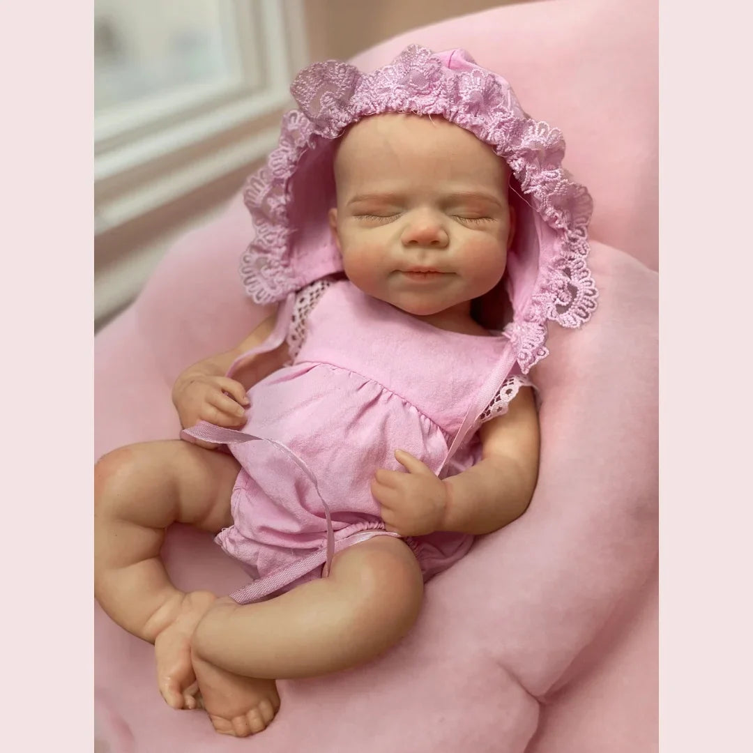 2 Sets Clothes & Washable Pascale Whole Body Silicone Bebe Reborn Girl With Open Mouth Soft Touch Newborn Silicone Girl Doll