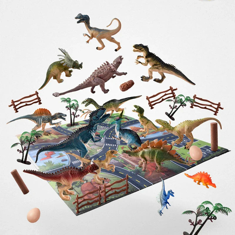 Simulation Dinosaur Toy for Boy Jurassic Models Children Action Figures PVC Tyrannosaurus  World Animals Park Kids 3 Years Gift