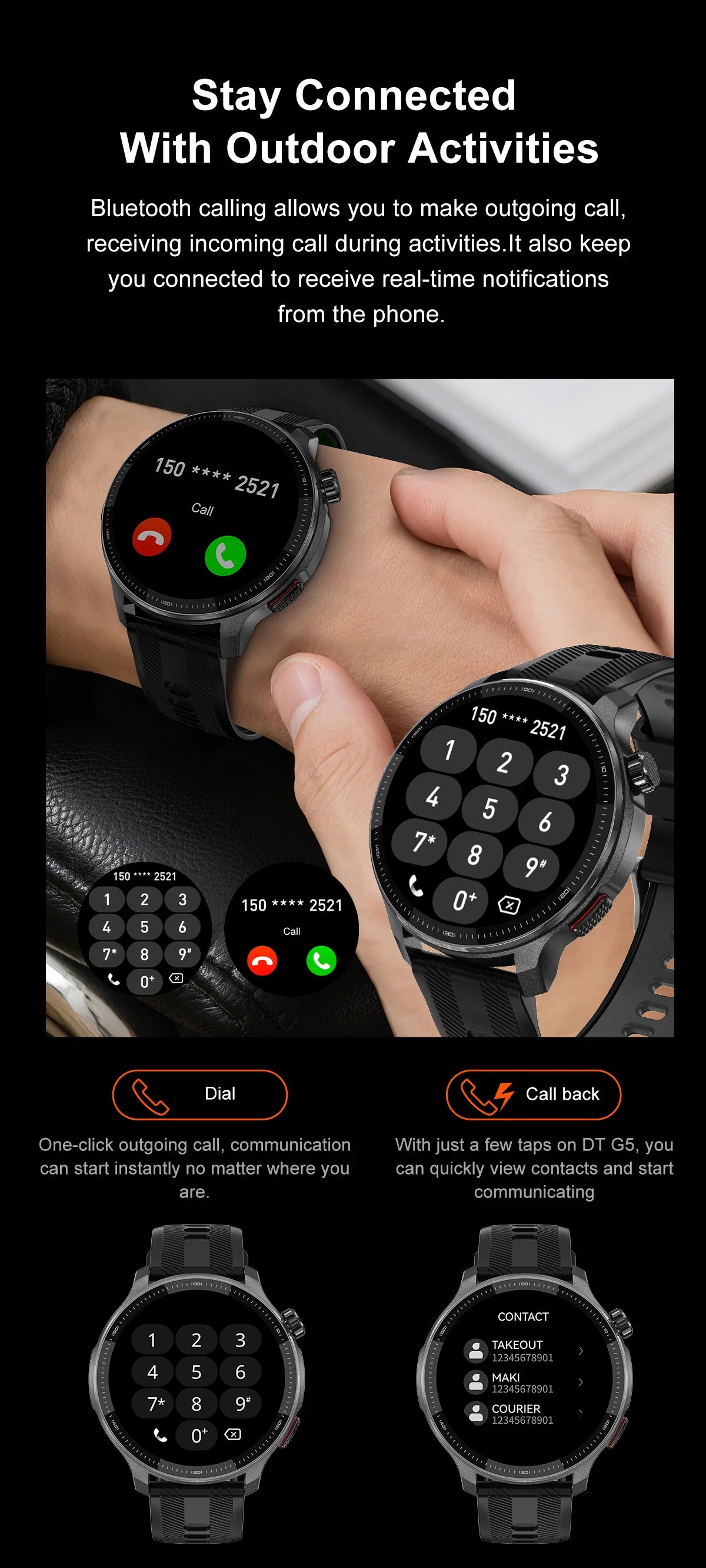 NEW GPS Offline Maps Smart Watch 1.43" AMOLED Military Sports Smartwatch 4GB Memory Video Player 30m Swim Waterproof Bracelet