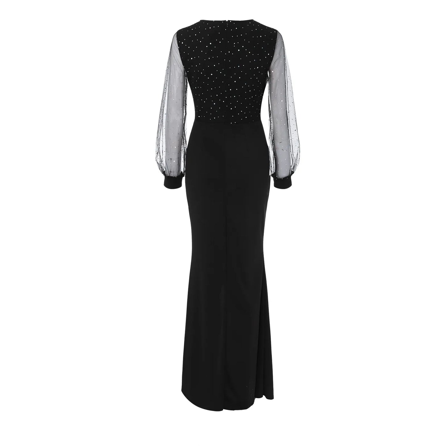 Evening wear Dresses: Long Dress Women's Deep V Neck Dress