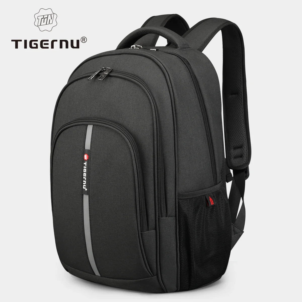 Tigernu Large Capacity Backpack 15.6inch Laptop Backpack Anti Theft Men Backpack College Schoolbag Travel Backpack Bag For Men