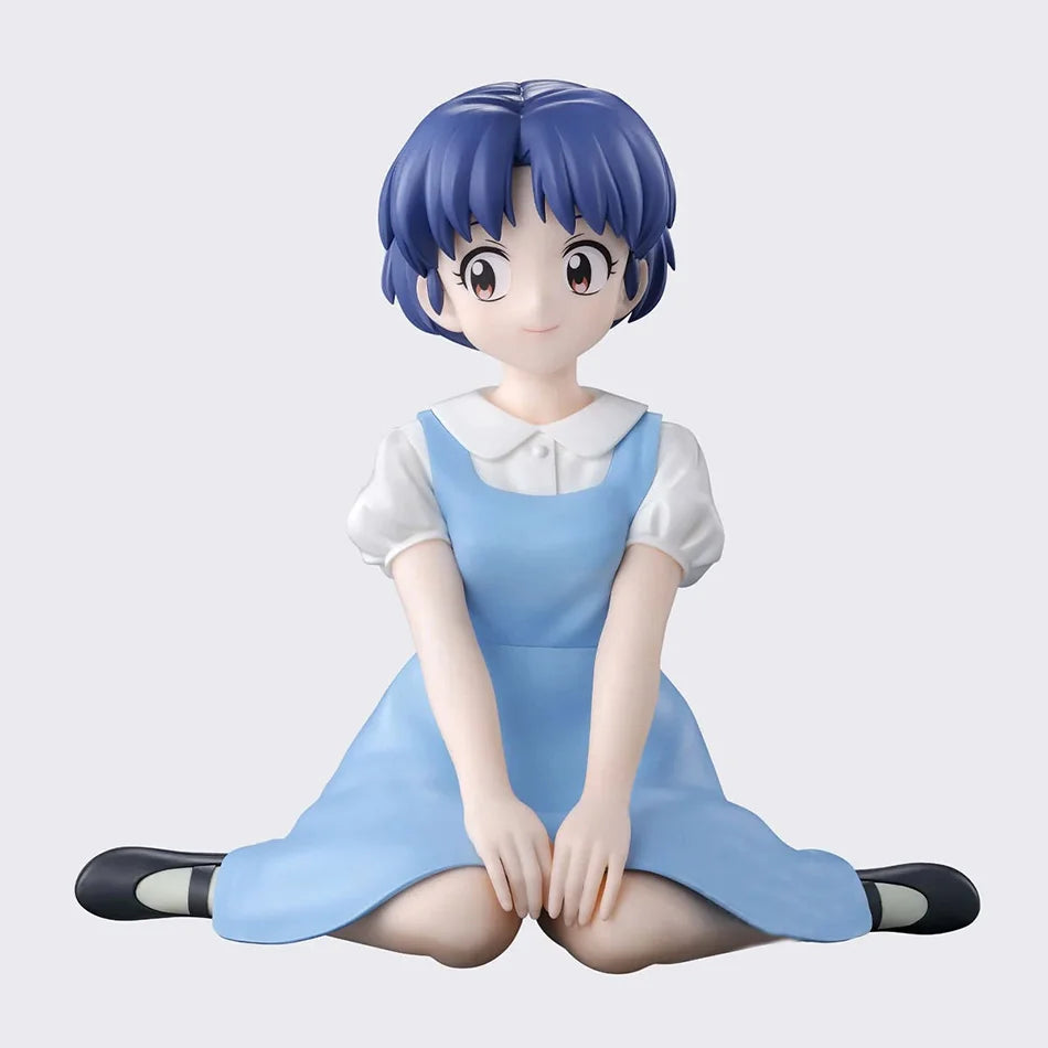 Original BANDAI BANPRESTO Ranma 1/2 Ranma Akane Tendo Shampoo Relax time Anime Figure Toys PVC Model Collection Doll Gift