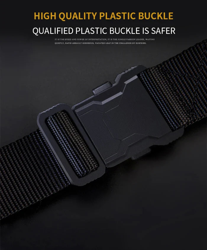 Tactical Waist Belt - Durable Automatic Buckle, Perfect for Outdoor Adventures, Unisex Accessories for Men and Women
