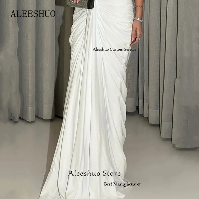Homecoming Dresses: Evening Dress Pleat Halter Formal Women Party Gowns
