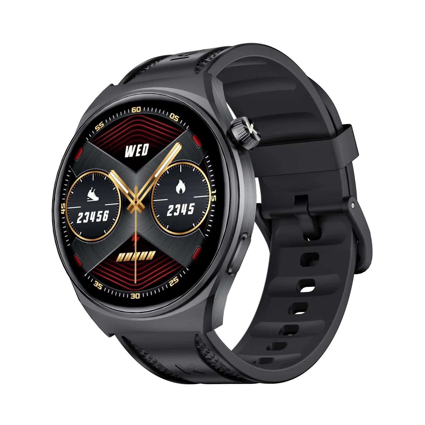 KUMI GW6 Smart Watch with ChatGPT AI Assistant, 1.43" AMOLED Display, Bluetooth Call, 100+ Faces, Fitness Tracker,  Waterproof