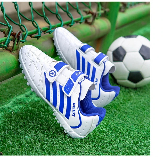 Kids Soccer Shoes School Football Boots Cleats Grass Sneakers Boy Girl Outdoor