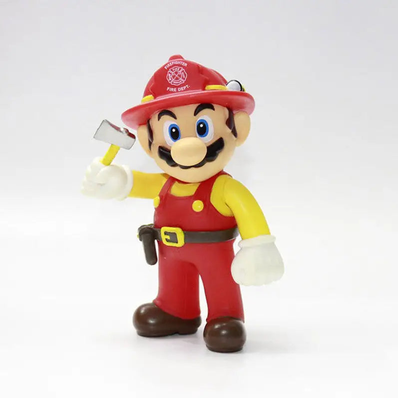 New Anime  Large Size  Bowser Figures PVC  Bros Hat Can Take Off Toy model For kids