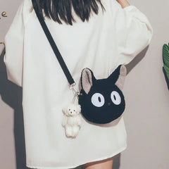 Japanese Style Kawaii Bag Women Cartoon Plush Shoulder Bag For Women