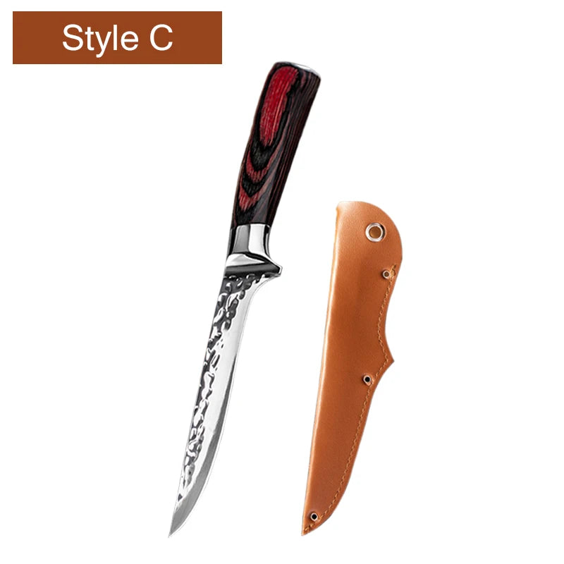 Professional Japanese Boning Knife Forged Boning Kitchen Knives Slicing Meat