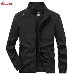 Men‘s Spring Autumn Lightweight Bomber Jacket Windbreaker Casual Military Gym