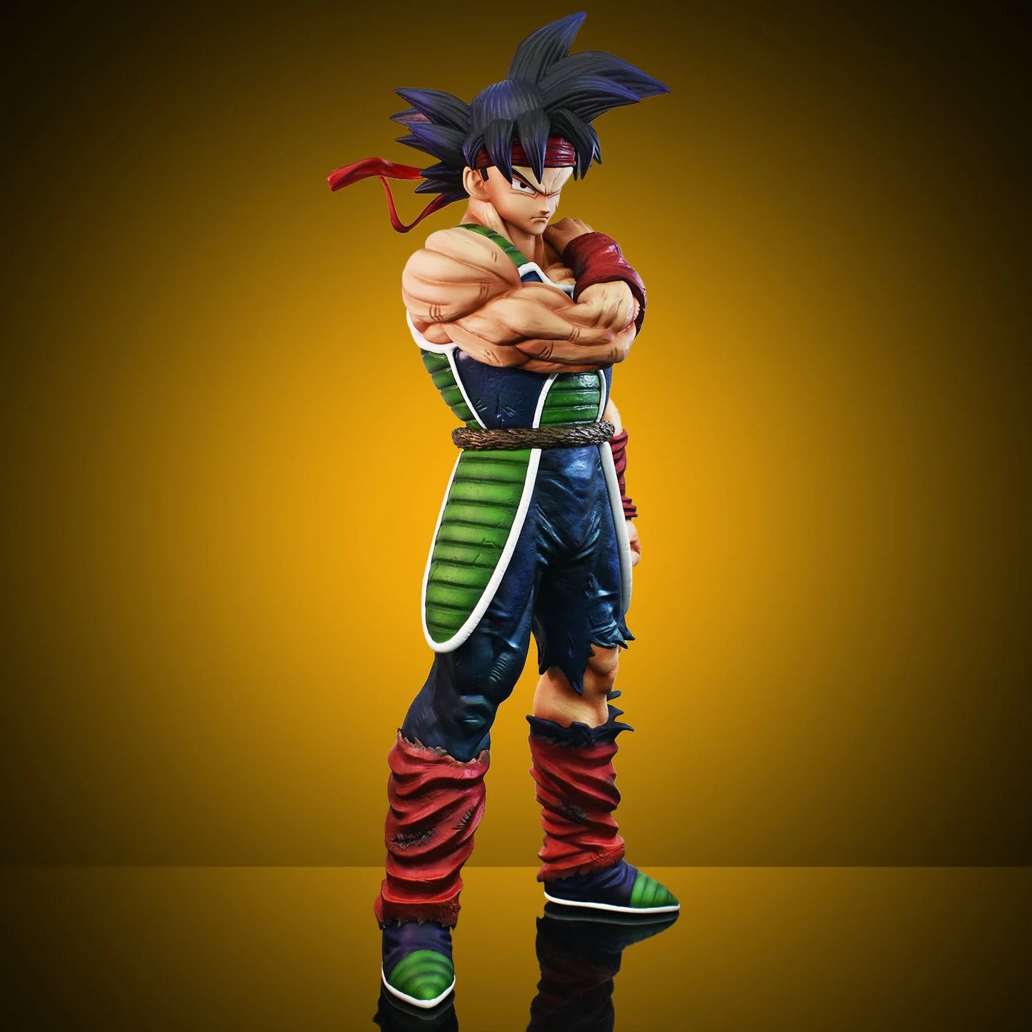 24cm/9.4in Anime Dragon Ball Z Character Badak Model Collection Model Statue Ornament Toy Gift