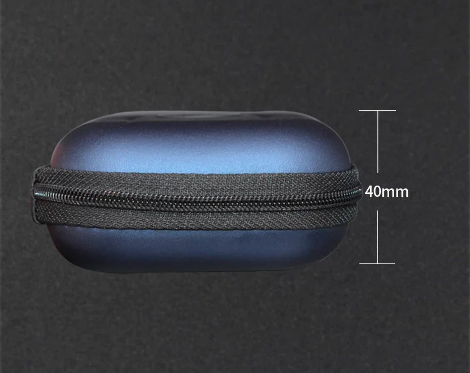 KZ PU Case Bag Earphone Headset Accessories Protable Case Pressure Shock Absorption Storage Package Case With Logo Square Bag
