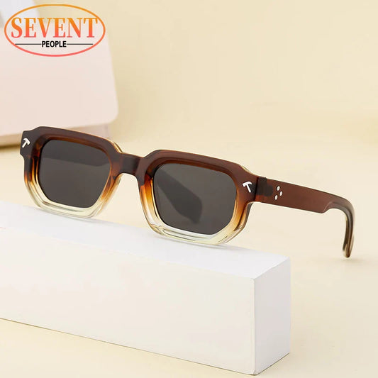 Polarized Square Sunglasses Men 2025 Luxury Brand Designer New Fashion Rectangle Sun Glasses For Women Driving Shades Eyewear