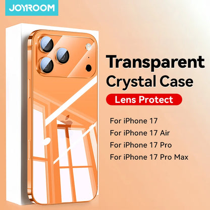 Joyroom Clear Case For iPhone 17 Pro Max Anti-drop Transparent Cover Non-yellowing Shockproof Ultra Slim Cover Screen Protection