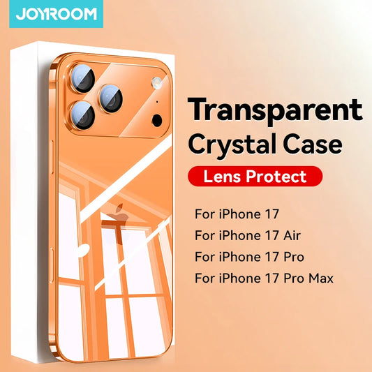 Joyroom Clear Case For iPhone 17 Pro Max Anti-drop Transparent Cover Non-yellowing Shockproof Ultra Slim Cover Screen Protection