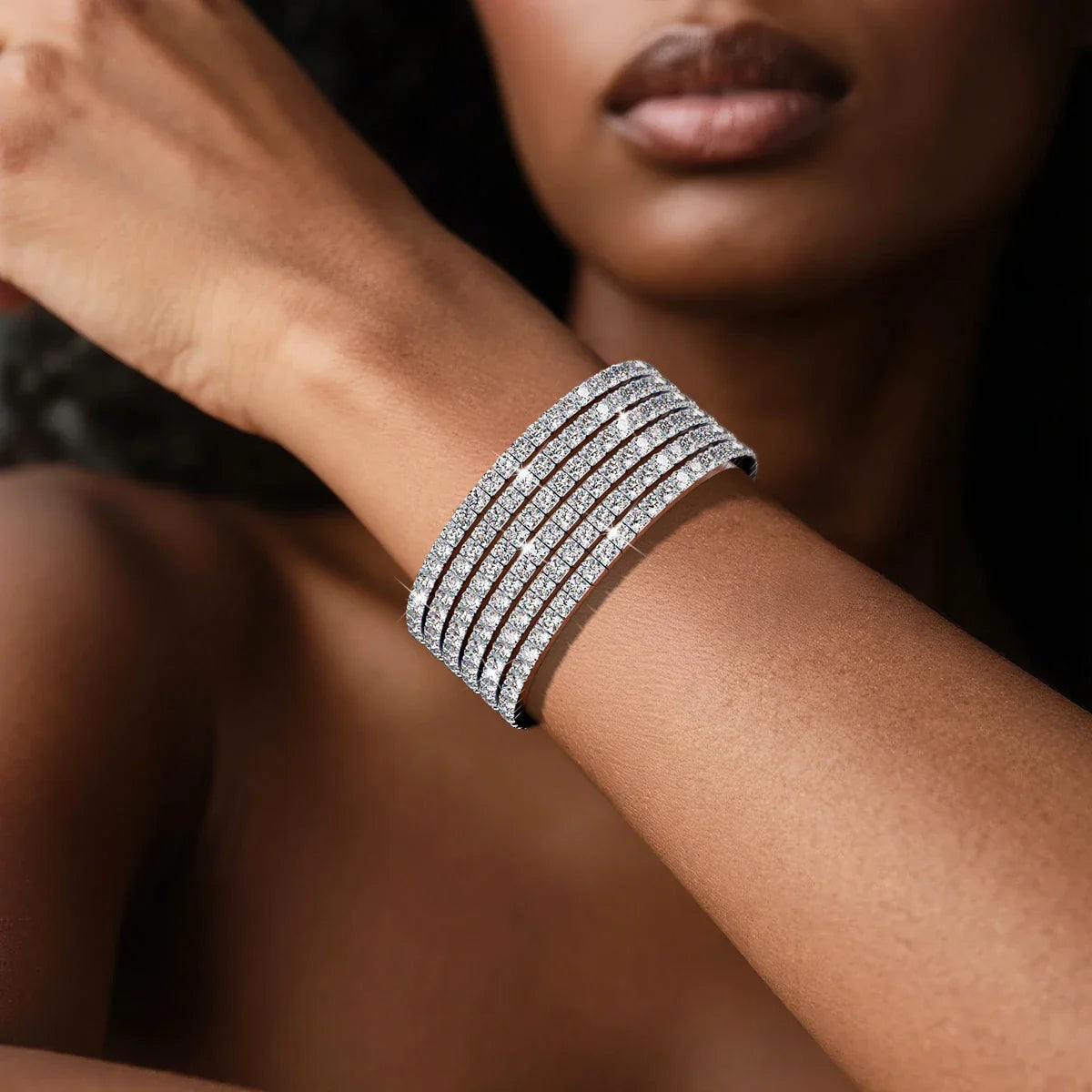 Stretch Rope Moissanite Tennis Bracelet for Women Man 2.5/3.mm Brilliant Cut 925 Sterling Silver Hand Chain Party Jewelry Gifts