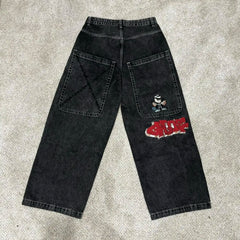 Y2K Jeans: Hip Hop Baggy Jeans | Wide Leg Trousers