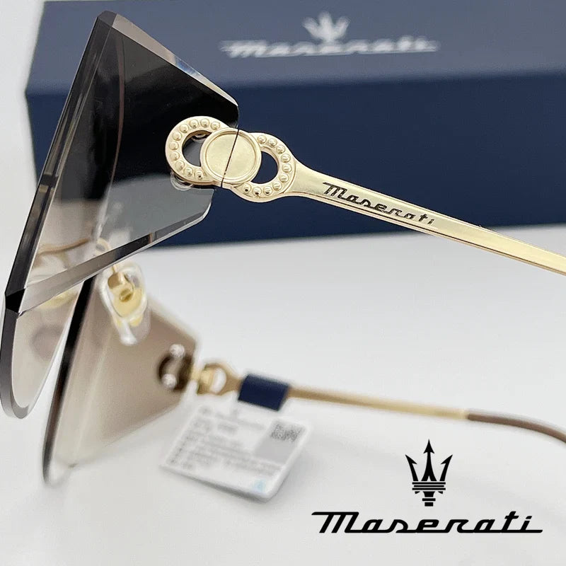 MASERATI Luxury Sunglasses Nylon Sunglasses UV400 Sunglasses for Driving Cycling Beach Outdoor for Men Women Trendy Design