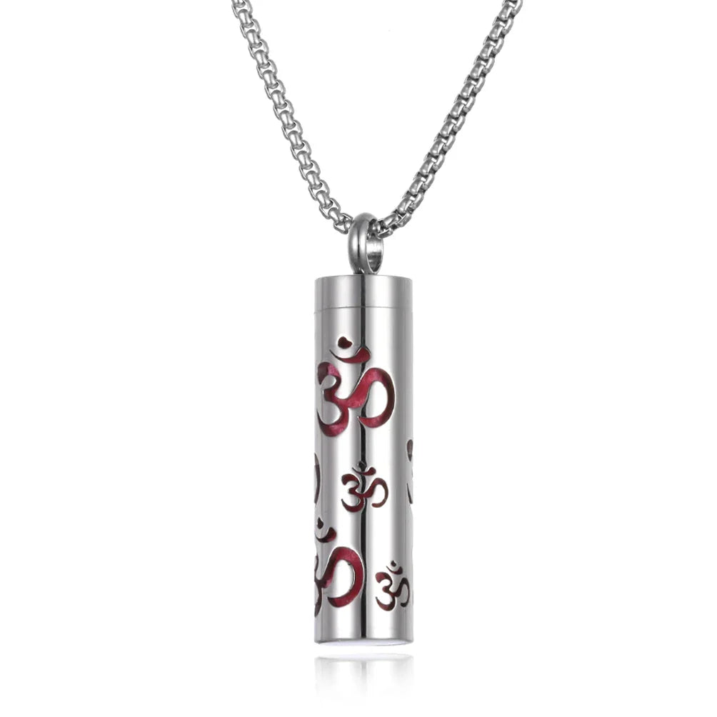 Long Strip Stainless Steel Aromatherapy Necklace Perfume Diffuser Essential Oil Diffuser Pendant Necklace Jewelry Accessories