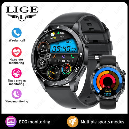 Men New Smartwatch Bluetooth Call Waterproof Sports Fitness Smart Watches Heart Rate Monitoring Health Bracelets For Android IOS