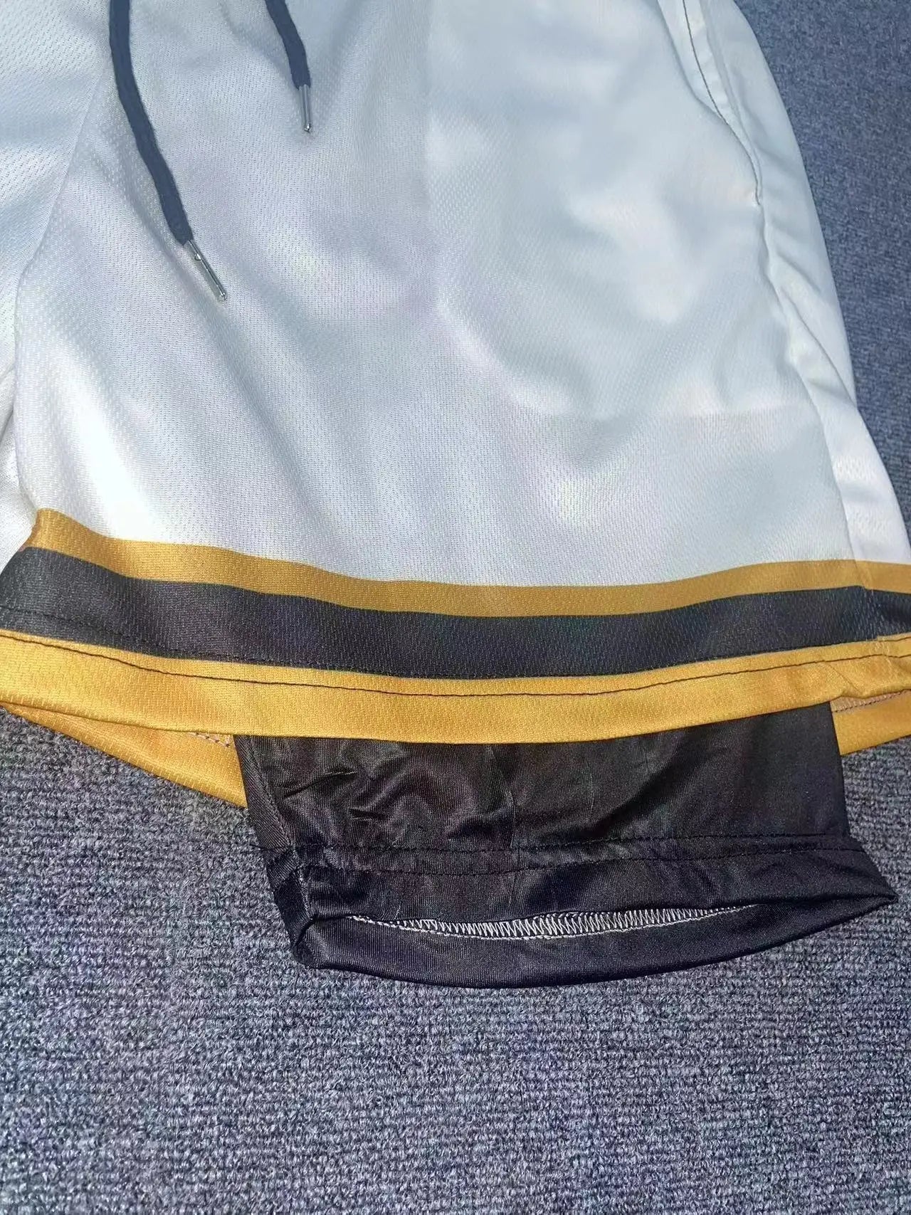 men's double layered shorts men anime high waisted oversized breathable sports