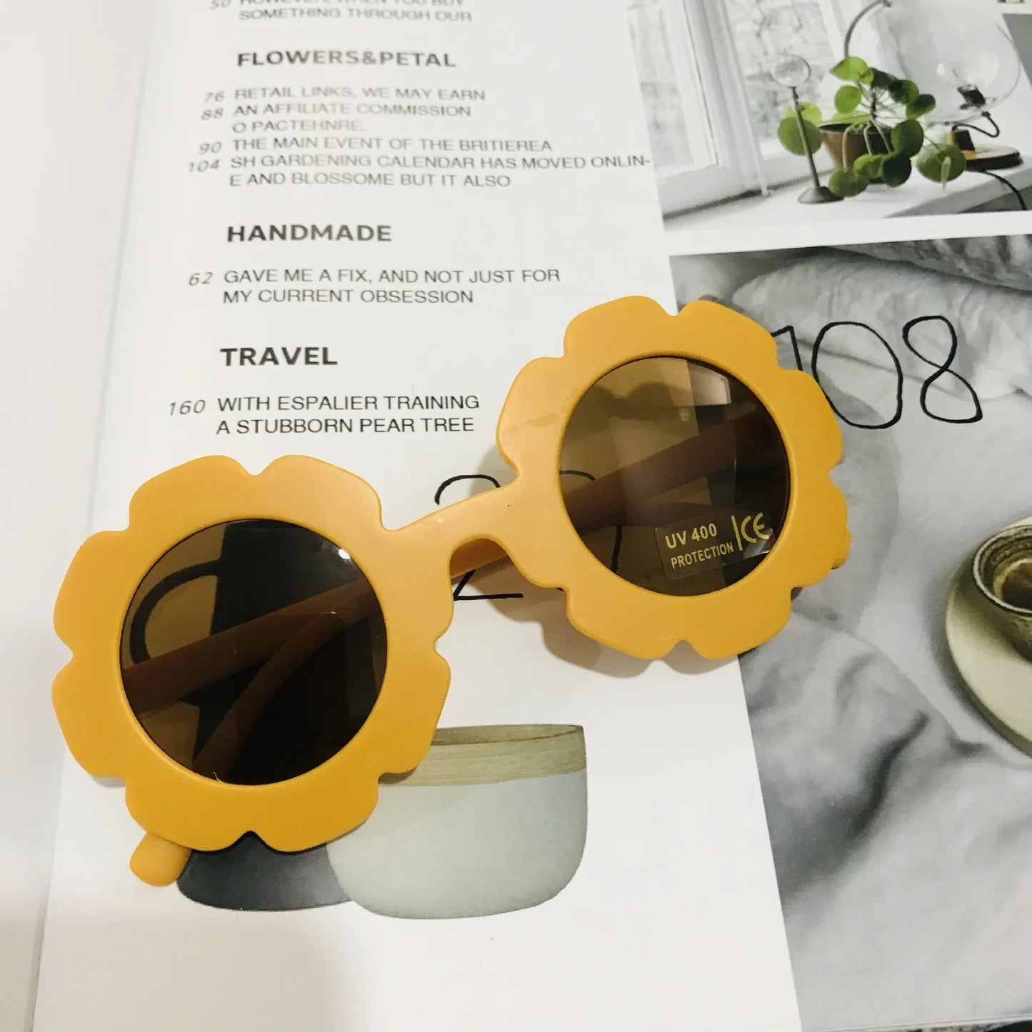 2023 new cute children's frosted glasses  color series baby sunglasses