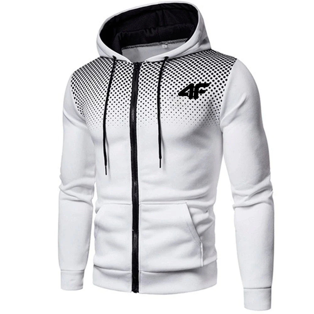 Men's Tracksuit Hooded Casual Hot Sale Single Piece Zipper Sweatshirt And Daily Single Sweatpants Comfort Outdoor Jogging Sports