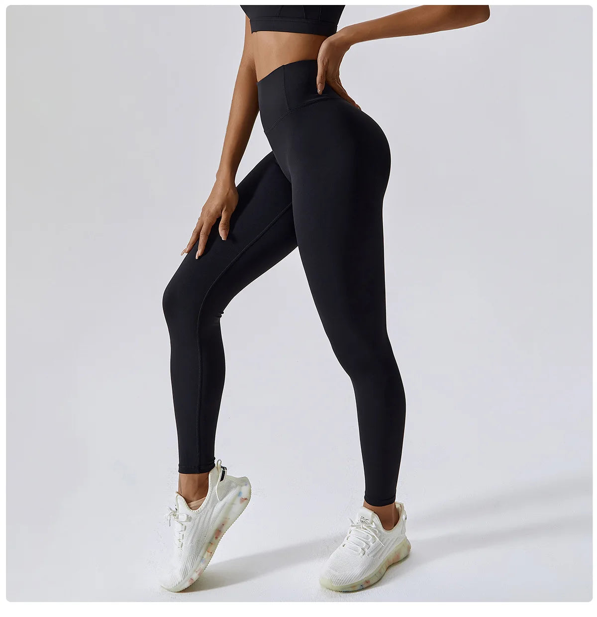 High Waist Yoga Pants Tummy Control Gym Leggings Sport Fitness Seamless