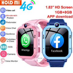 4G Kids Smart Watch GPS WiFi Tracker Location Video Call SOS Call Back Monitor Phone Watch Children Smartwatch Boy Girl Gifts
