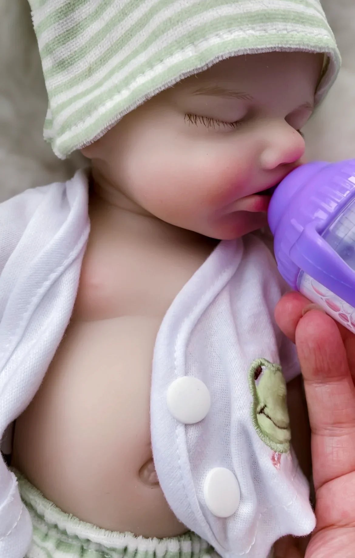 33cm Can Open Mouth Solid Silicone LouLou Bebe Reborn Girl and Boy Lifelike Reborn Dolls Muñecas Reborn Toy Corpo De Silicone
