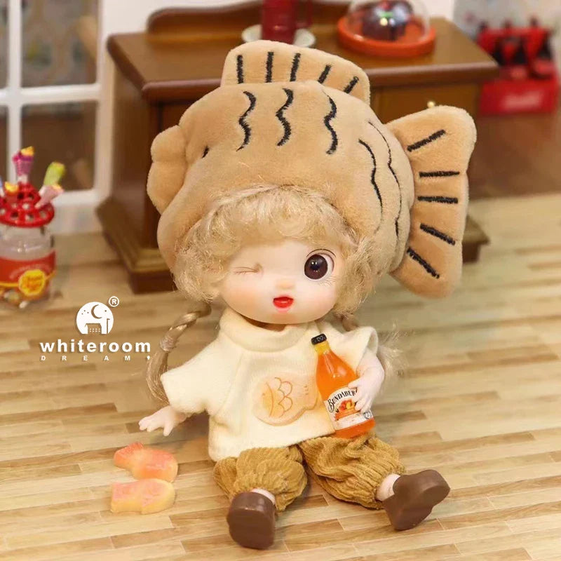Mini Ob11 Bjd Doll Accessories Obitsu 11 Clothes Dolls For Girls Boy Toys Baby Kawaii Anime Toy Cute Items Miniature Costume