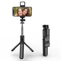 Roreta Wireless Tripod Stand Selfie Stick with Light Bluetooth Remote Control Extendable