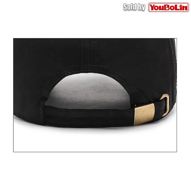 Hat baseball cap European and American fashion spring and autumn sun hat simple black summer leisure duckbill cap sports cap