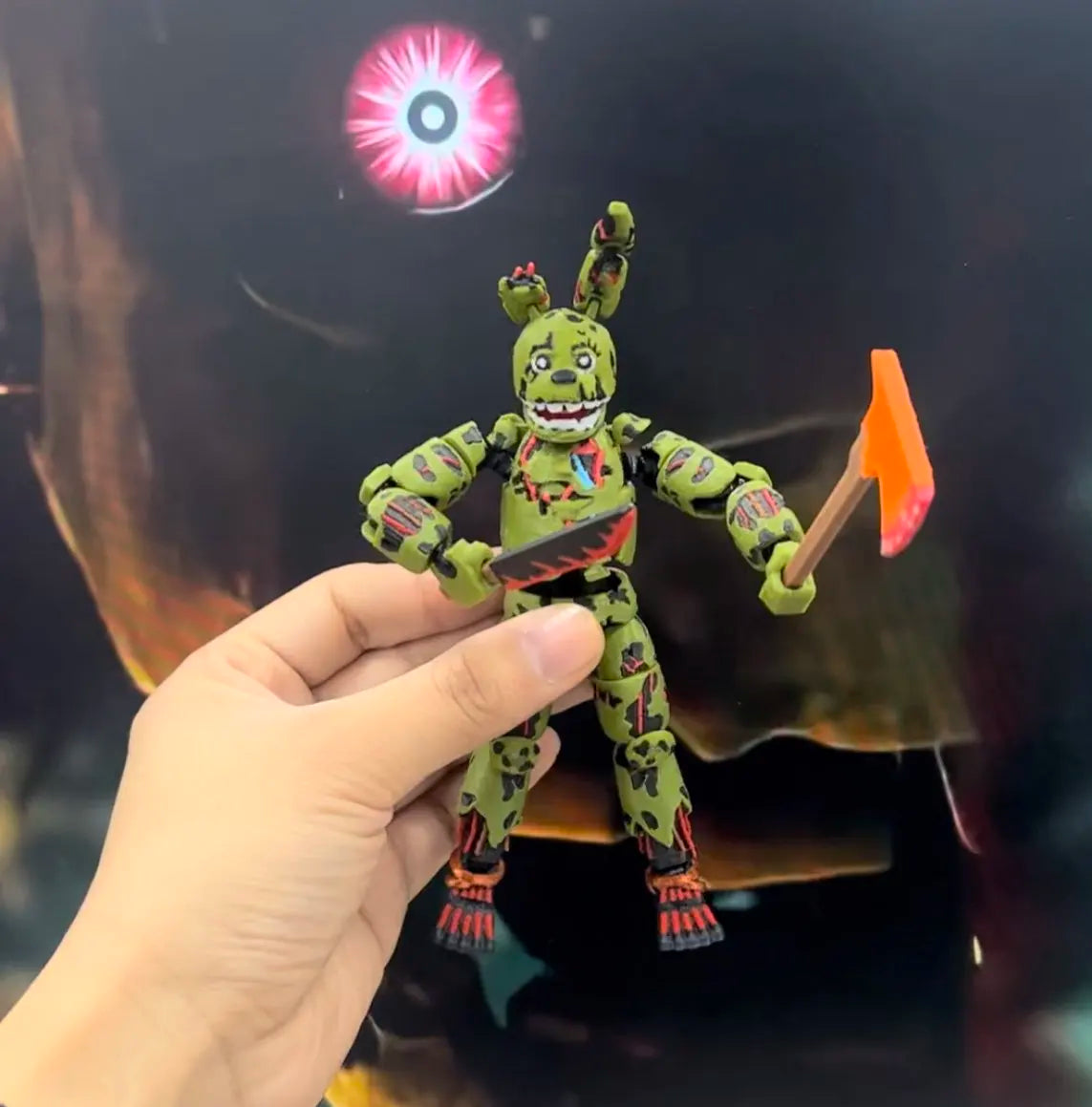 【In Stock】9l3d Printed Fnaf Freddy Fazbear'S Pizza Springtrap Toys Action Figures Anime Model Lucky13 Dummy13 Titan13 Gifts Toys